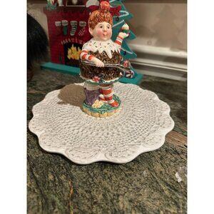 Vintage Dept. 56 Center Handle Sugar and Spice Tray Hand Painted Mint condition